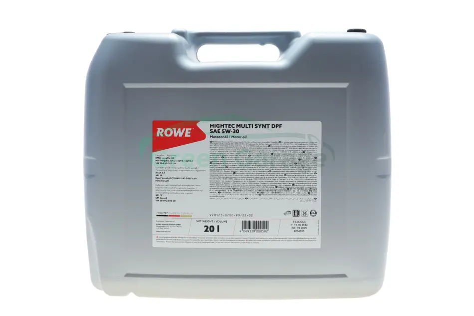 Олива моторна HIGHTEC MULTI SYNT DPF SAE 5W-30 (20 L) ROWE 20125020099 (фото 1)