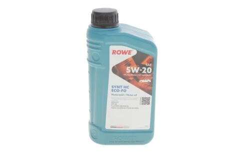 Олива моторна HIGHTEC SYNT HC ECO-FO SAE 5W-20 (1 L) ROWE 20206001099