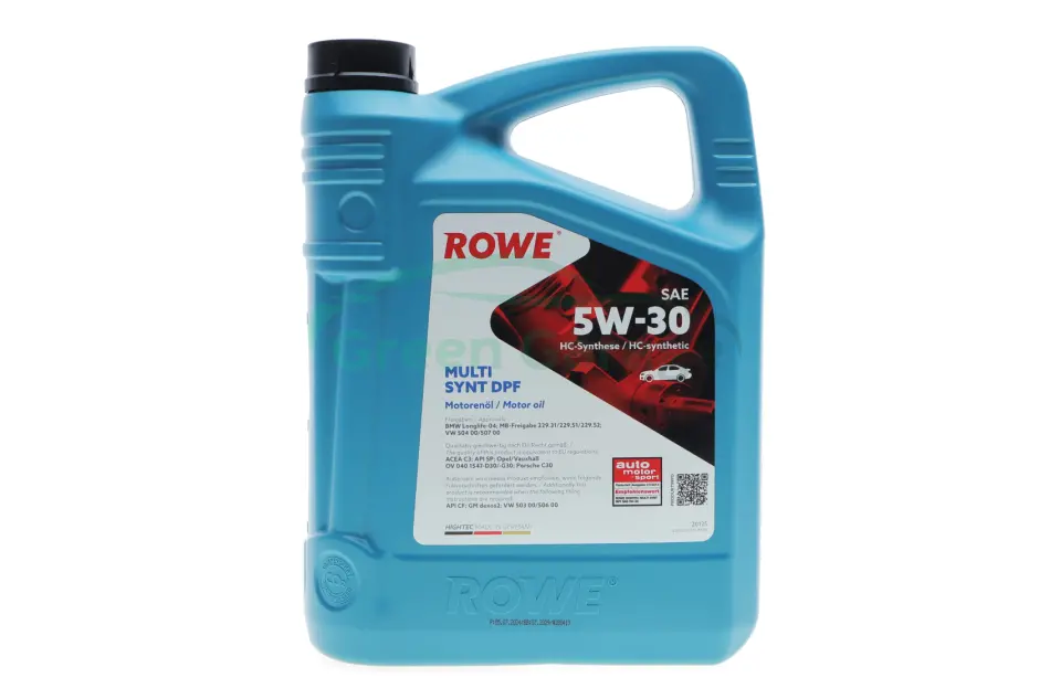 Олива моторна HIGHTEC MULTI SYNT DPF SAE 5W-30 (4 L) ROWE 20125004099 (фото 1)