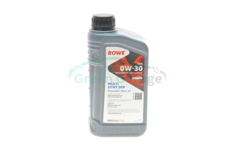 Олива моторна HIGHTEC MULTI SYNT DPF SAE 0W-30 (1 L) ROWE 20112001099 (фото 1)