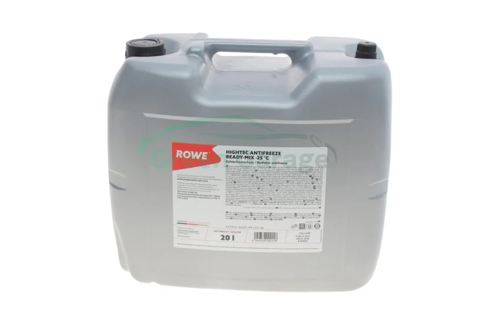 Антифриз HIGHTEC ANTIFREEZE COOLANT RM -25°C (20 L) ROWE 21041020099 (фото 1)