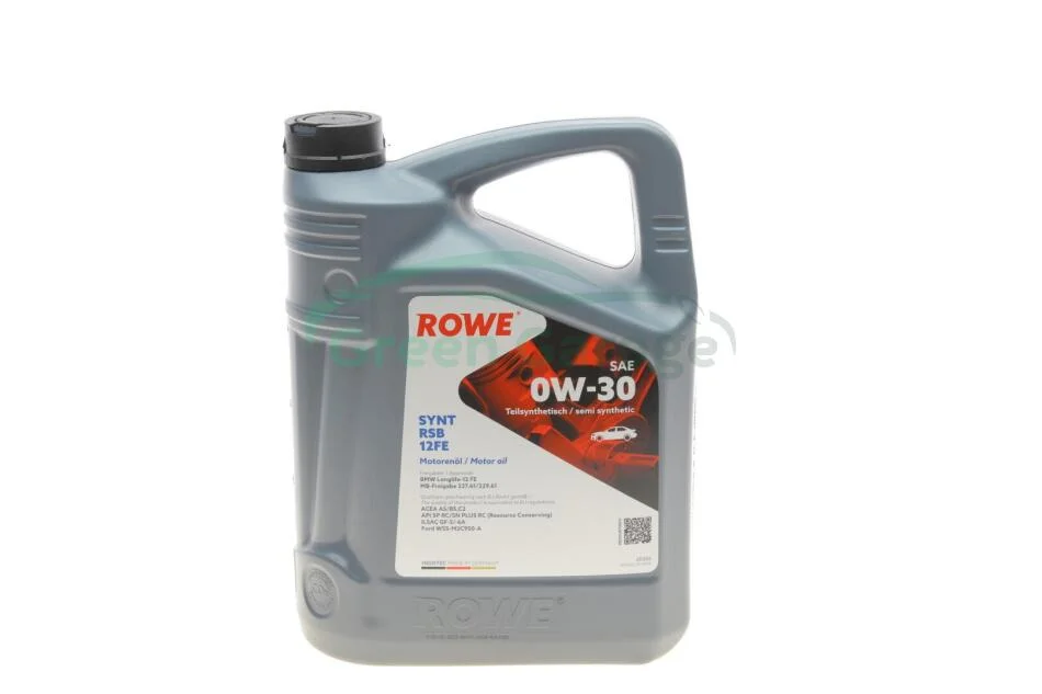 Олива моторна HIGHTEC SYNT RSB 12FE SAE 0W-30 (5 L) ROWE 20305005099 (фото 1)