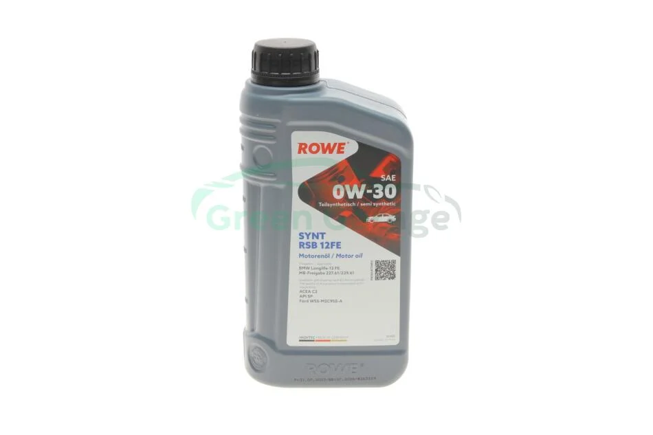 Олива моторна HIGHTEC SYNT RSB 12FE SAE 0W-30 (1 L) ROWE 20305001099 (фото 1)