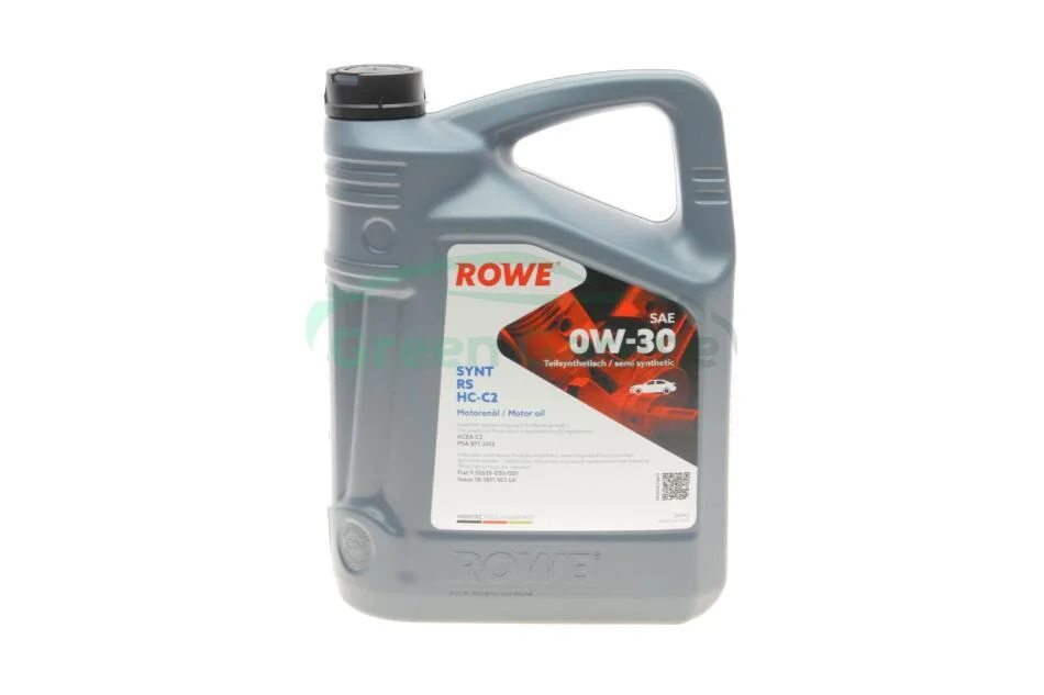 Олива моторна HIGHTEC SYNT RS SAE 0W-30 HC-C2 (5 L) ROWE 20247005099 (фото 1)