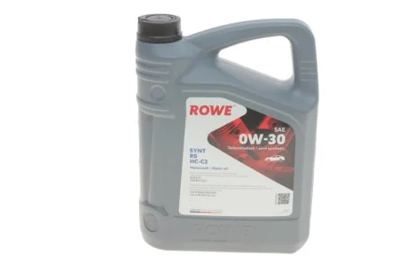 Олива моторна HIGHTEC SYNT RS SAE 0W-30 HC-C2 (4 L) ROWE 20247004099