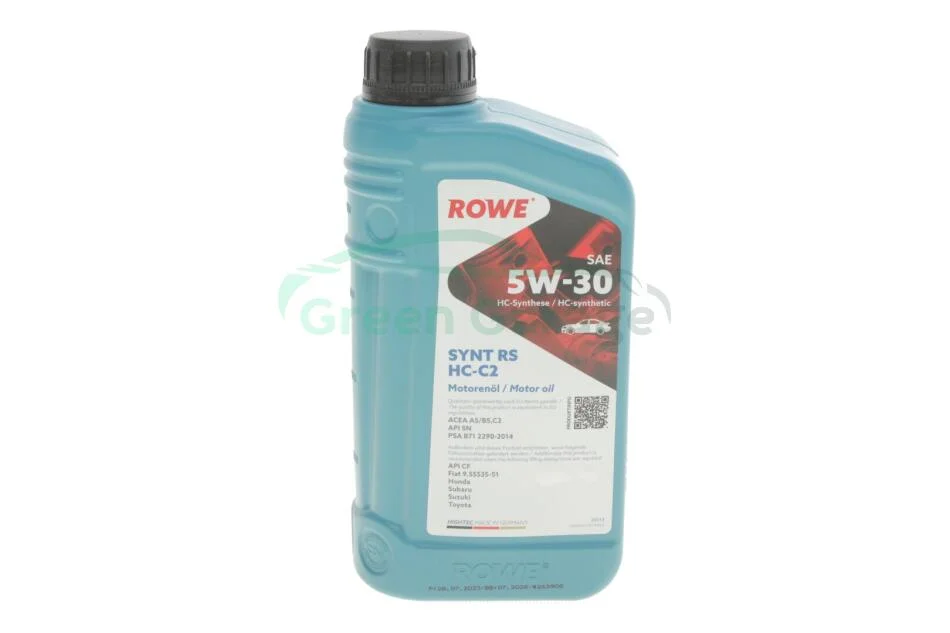 Олива моторна HIGHTEC SYNT RS SAE 5W-30 HC-C2 (1 L) ROWE 20113001099 (фото 1)