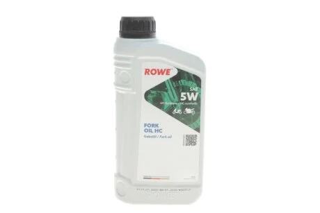 Олива для мото вилок HIGHTEC FORK OIL 5W HC (1 L) ROWE 30551001099
