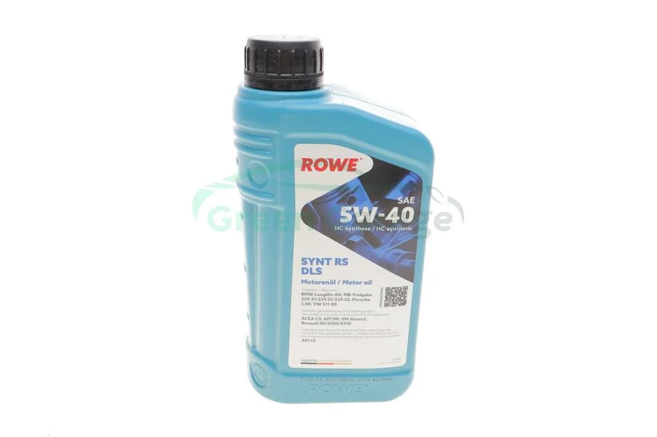 Олива моторна HIGHTEC SYNT RS DLS SAE 5W-40 (1 L) ROWE 20307001099 (фото 1)