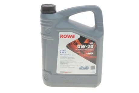 Олива моторна HIGHTEC SYNT RS C5 SAE 0W-20 (4 L) ROWE 20379004099