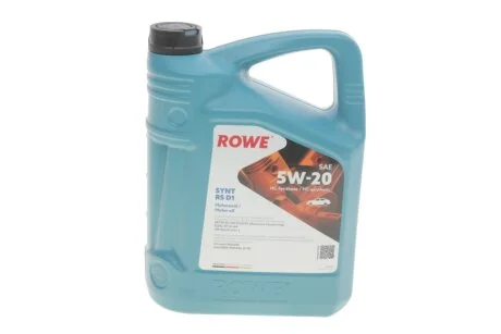 Олива моторна HIGHTEC SYNT RS D1 SAE 5W-20 (5 L) ROWE 20342005099