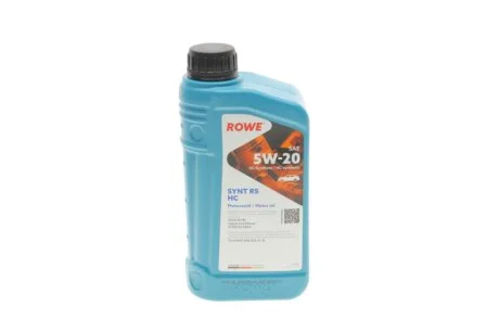 Олива моторна HIGHTEC SYNT RS HC SAE 5W-20 (1 L) ROWE 20186001099