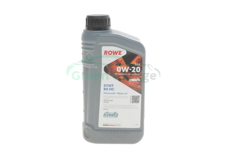 Олива моторна HIGHTEC SYNT RS HC SAE 0W-20 (1 L) ROWE 20134001099 (фото 1)