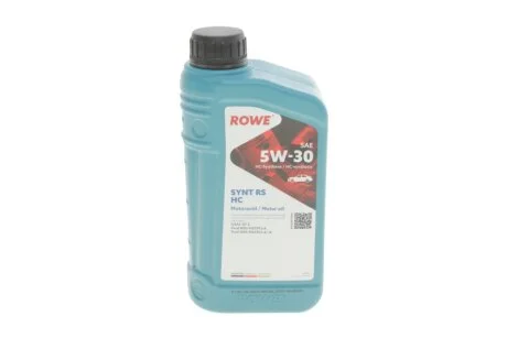 Олива моторна HIGHTEC SYNT RS SAE 5W-30 HC (1 L) ROWE 20024001099