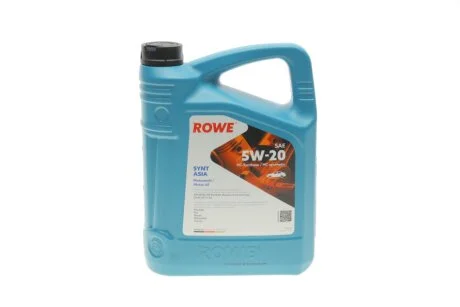Олива моторна HIGHTEC SYNT ASIA SAE 5W-20 (4 L) ROWE 20359004099