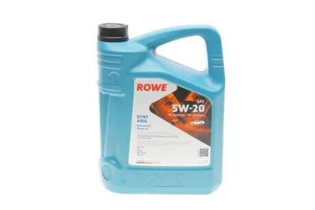 Олива моторна HIGHTEC SYNT ASIA SAE 5W-20 (5 L) ROWE 20359005099