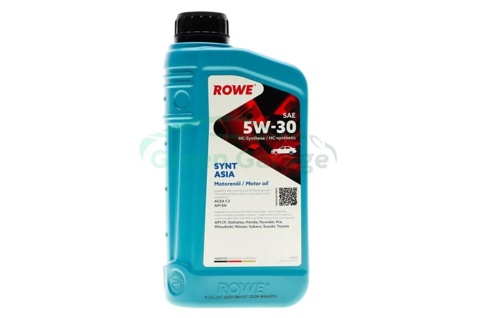 Олива моторна HIGHTEC SYNT ASIA SAE 5W-30 (1 L) ROWE 20245001099 (фото 1)