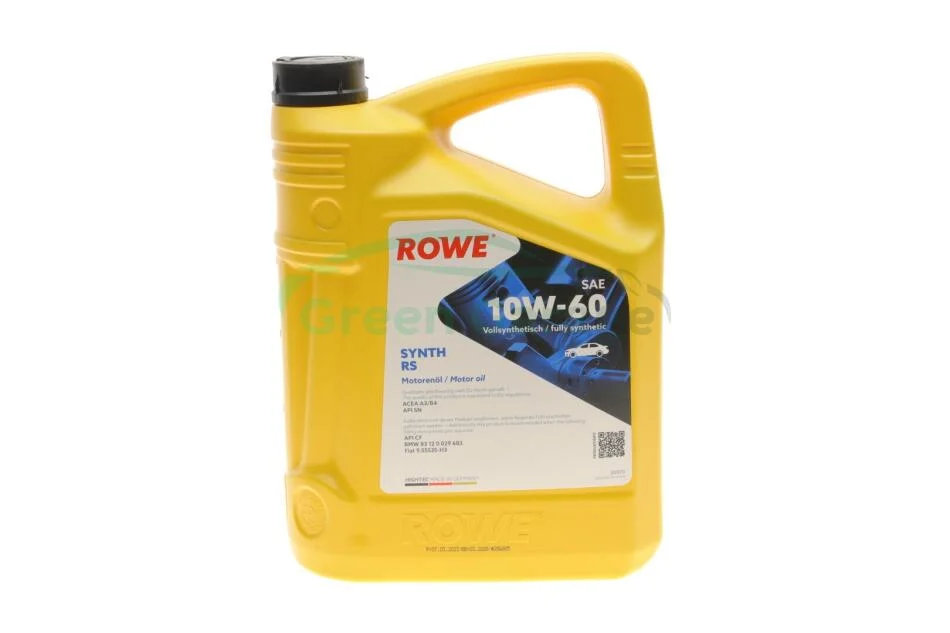 Олива моторна HIGHTEC SYNTH RS SAE 10W-60 (5 L) ROWE 20070005099 (фото 1)