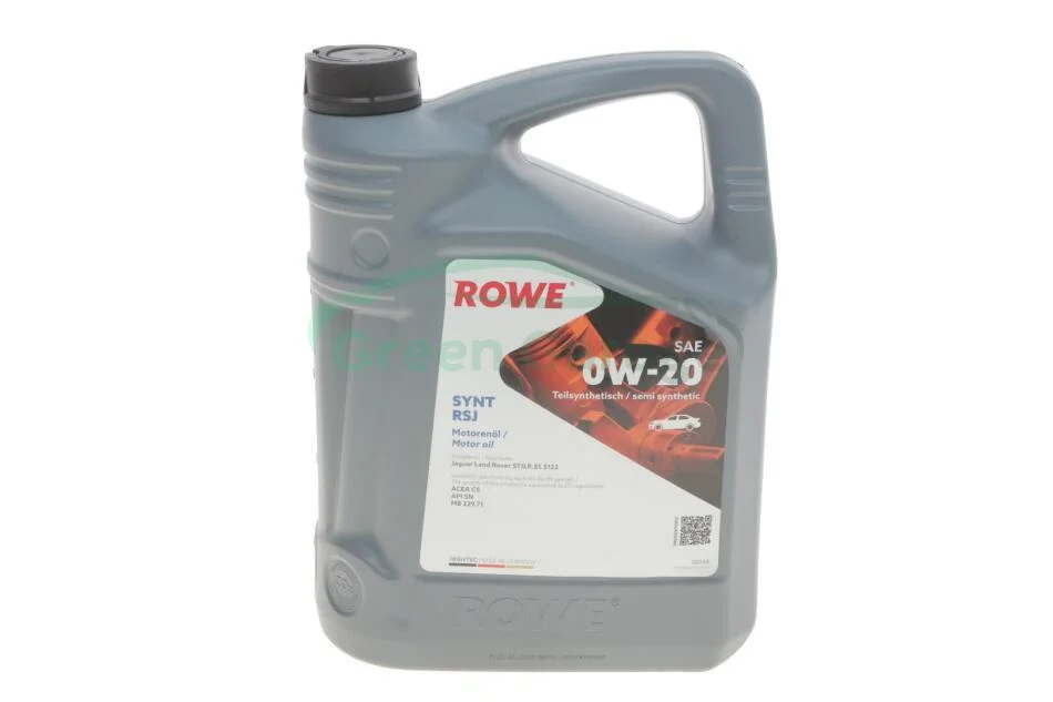 Олива моторна HIGHTEC SYNT RSJ SAE 0W-20 (5 L) ROWE 20348005099 (фото 1)