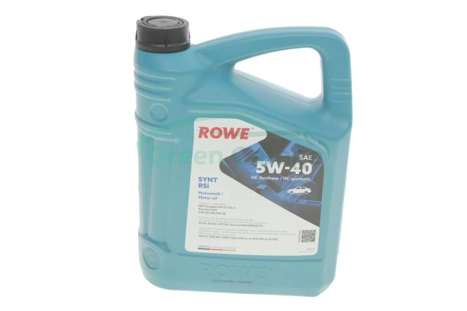 Олива моторна HIGHTEC SYNT RSi SAE 5W-40 (4 L) ROWE 20068004099 (фото 1)