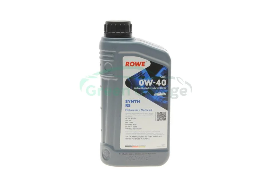 Олива моторна HIGHTEC SYNTH RS SAE 0W-40 (1 L) ROWE 20020001099 (фото 1)