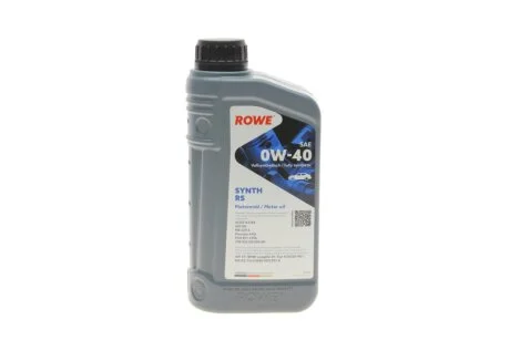 Олива моторна HIGHTEC SYNTH RS SAE 0W-40 (1 L) ROWE 20020001099