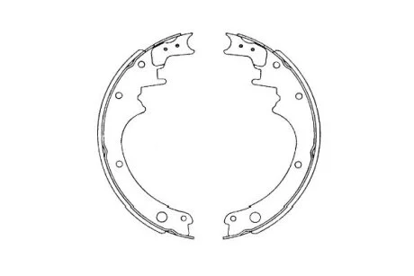 PARTS NISSAN щоки гальмівні PATROL 2.8-3.0 DS 82- KAVO KBS7426
