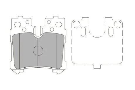 PARTS TOYOTA Гальмівні колодки задн.Lexus LS 06- KAVO KBP9122