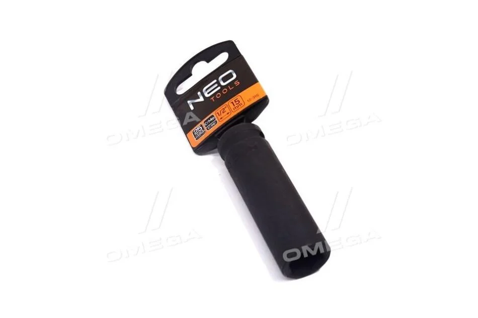 Ударна головка довга 1/2 дюйма, 15 мм, Cr-Mo(NEO) NEO TOOLS 12315 (фото 1)