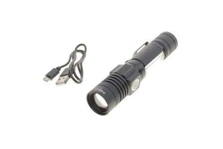 Ліхтар акумуляторний, алюмінієвий корпус 800lm 2в1 CREE T6 LED NEO TOOLS 99033