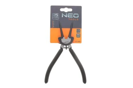 Щипці для стопорних кілець, 180 мм, для внутрішніх/прямі NEO TOOLS 01088
