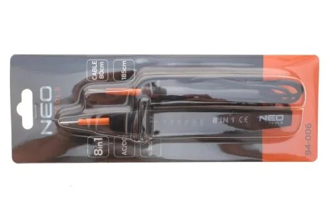 Тестер напруги багатофункціональний 8-1-1 AC/DC 6-380 В NEO TOOLS 94006