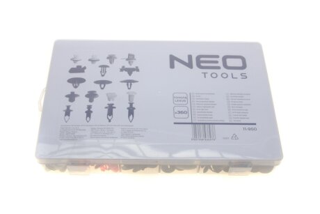 Набір кліпс кріплення обшивки, 360 шт., Toyota/Lexus NEO TOOLS 11950