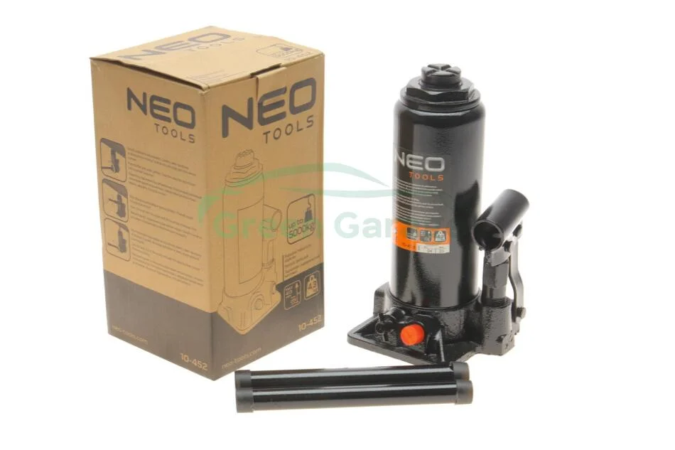 Домкрат гідравлічний пляшковий, 5 т, 215-413 мм NEO TOOLS 10452 (фото 1)