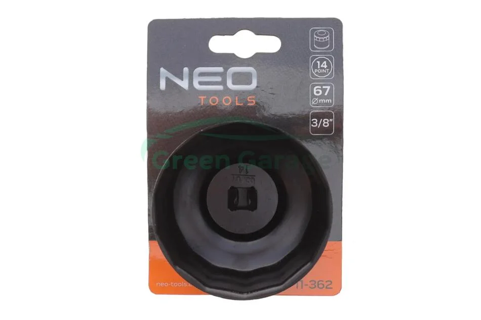 Головка змінна масляного фільтра 67 мм, 14 кут NEO TOOLS 11362 (фото 1)
