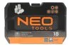 Головки для зливу оліі 3/8", набір 18 шт. NEO TOOLS 11235 (фото 4)