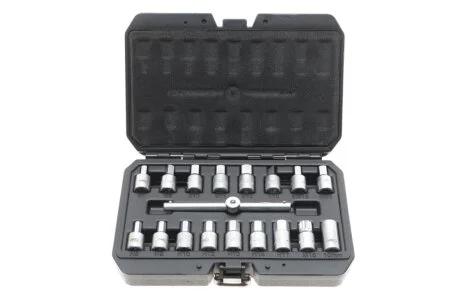 Головки для зливу оліі 3/8", набір 18 шт. NEO TOOLS 11235