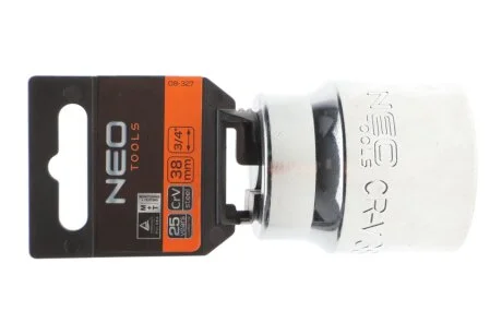 Головка змінна 12-гранна довга 3/4" 38 мм NEO TOOLS 08327