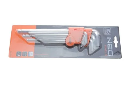 Ключі шестигранні, 1.5-10 мм, набір 9 шт NEO TOOLS 09525