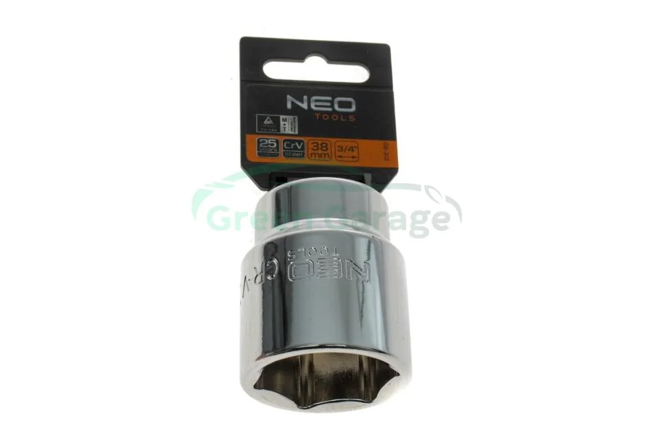 Головка змінна 6-гранна довга 3/4" 38 мм NEO TOOLS 08312 (фото 1)