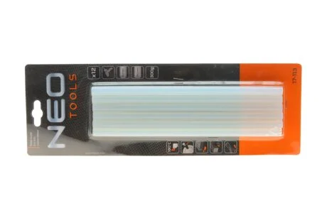 Стрижні клейові 11 мм, 12 шт., прозорі NEO TOOLS 17113