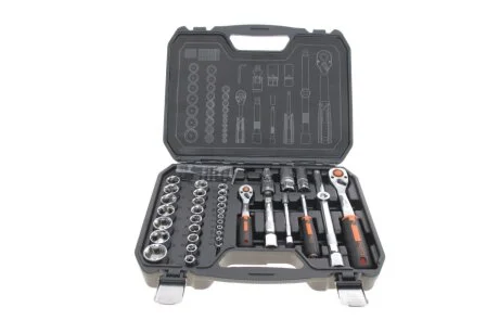 Головки змінні 73 шт., 1/2", 1/4", CrV NEO TOOLS 10054