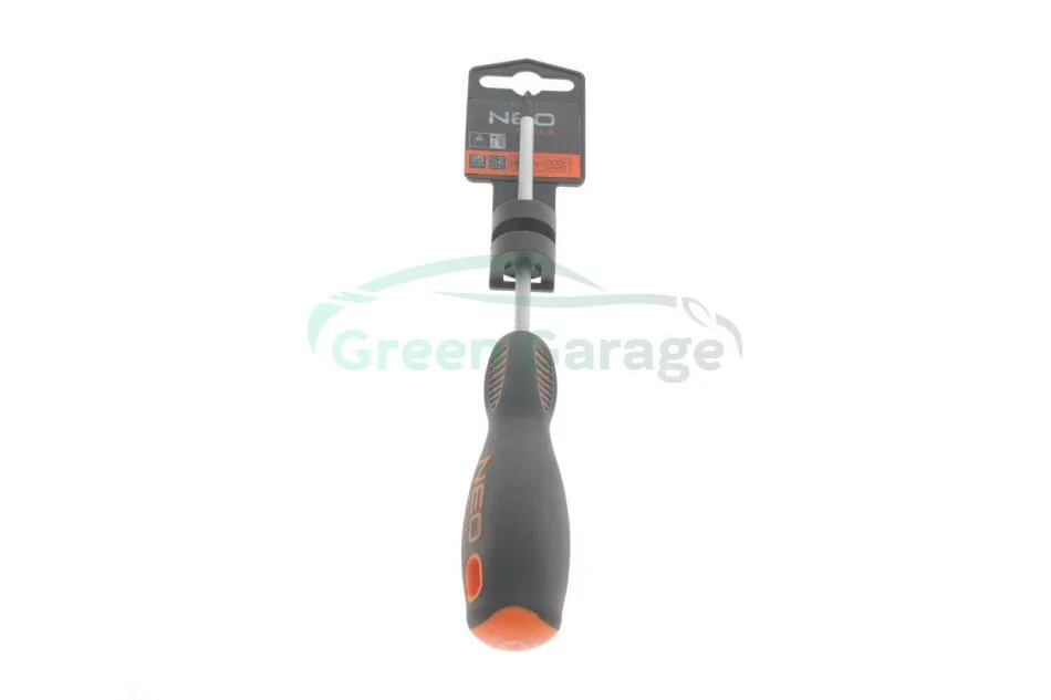 Викрутка хрестова PZ1 x 100 мм, CrMo NEO TOOLS 04032 (фото 1)