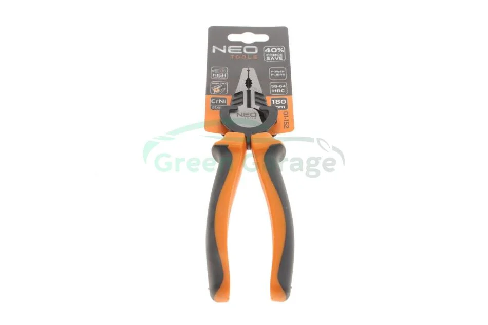 Плоскогубці комбіновані 40% FS 180 мм NEO TOOLS 01152 (фото 1)