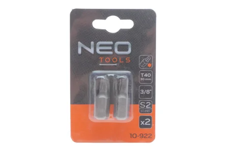 Шпонковий біт T40 x 30мм 2шт NEO TOOLS 10922