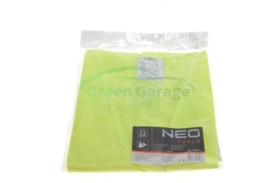 Жилет захисний, жовтий, розмір L NEO TOOLS 81735L (фото 1)