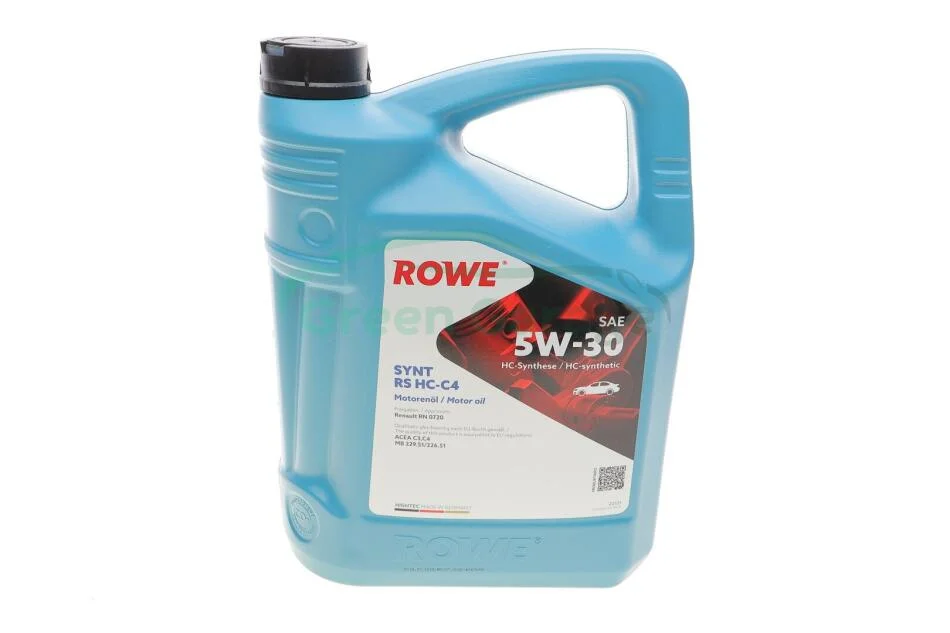 Олива моторна HIGHTEC SYNT RS SAE 5W-30 HC-C4 (5 L) ROWE 20121005099 (фото 1)