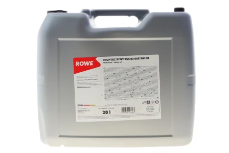 Олива моторна HIGHTEC SYNT RSS 03 SAE 5W-30 (20 L) ROWE 20372020099