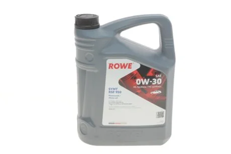 Олива моторна HIGHTEC SYNT RSF 950 SAE 0W-30 (5 L) ROWE 20150005099