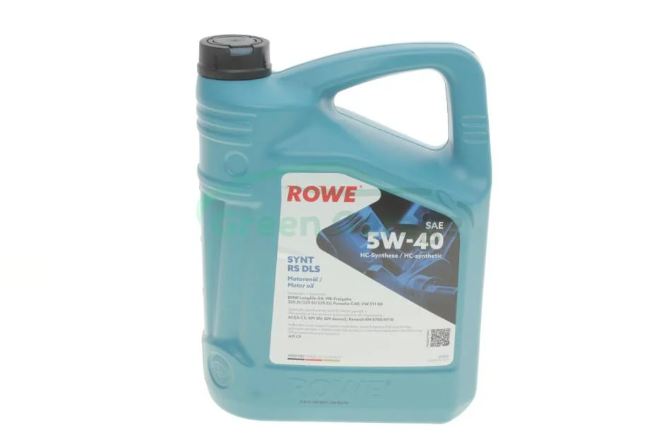 Олива моторна HIGHTEC SYNT RS DLS SAE 5W-40 (5 L) ROWE 20307005099 (фото 1)