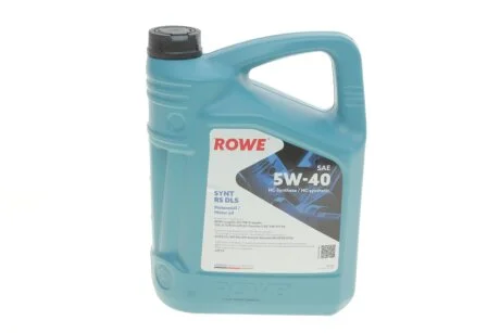 Олива моторна HIGHTEC SYNT RS DLS SAE 5W-40 (5 L) ROWE 20307005099